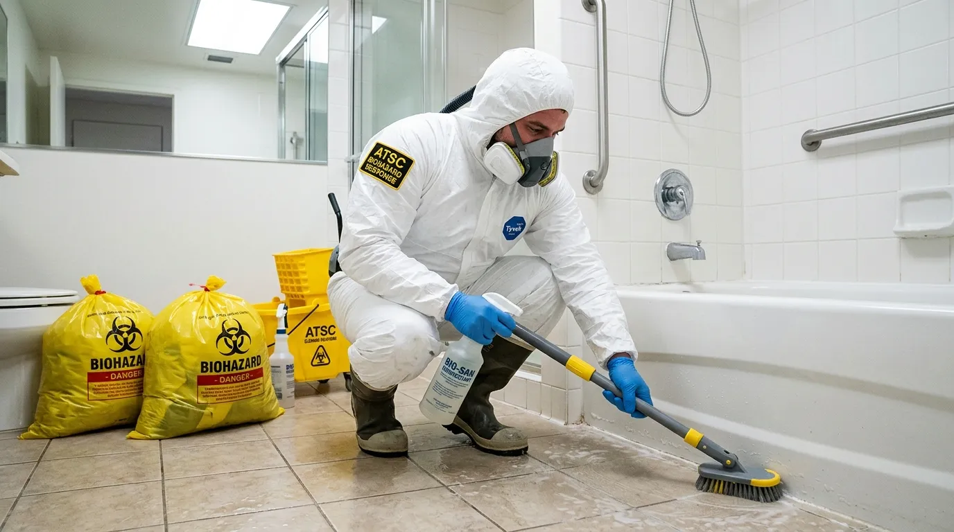 Decontamination equipment deployed for Blood Cleanup in Zephyrhills